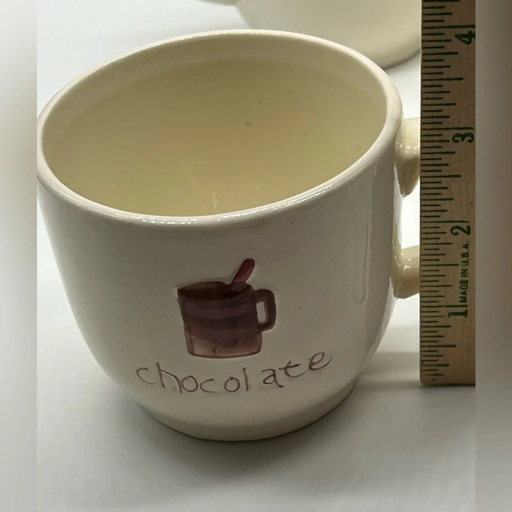 PAI set of 4 chocolate themed mugs